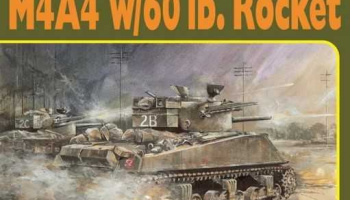Model Kit tank 6405 - M4A4 w/60lb ROCKET (1:35) - Dragon