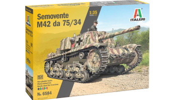 Model Kit tank - Semovente M42 da 75/34 (1:35) – Italeri