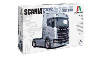 Model Kit truck 3971 - Scania S770 4x2 Normal Roof "Grey Cab" (1:24) - Italeri