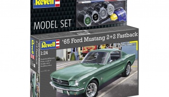 ModelSet auto 67065 - 1965 Ford Mustang 2+2 Fastback (1:24) - Revell