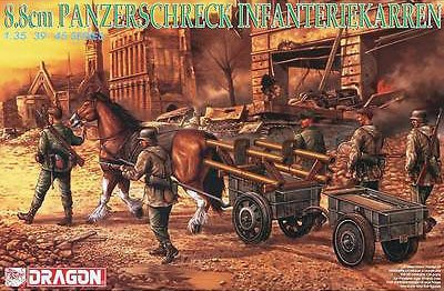 Model Kit figurky 6104 - 8.8CM PANZERSCHRECK INFANTERIEKARREN (1:35) - Dragon