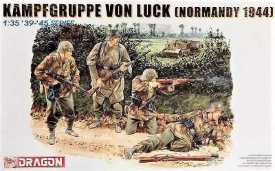 Model Kit figurky 6155 - KAMPFGRUPPE VON LUCK (1:35) - Dragon