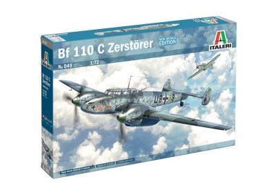 Model Kit letadlo 0049 - Bf-110 C3/C4 Zerstörer (1:72) - Italeri