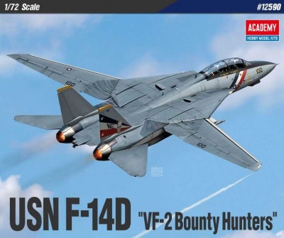 Model Kit letadlo 12590 - USN F-14D “VF-2 Bounty Hunters” (1:72) - Academy