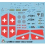 Model Kit letadlo 1385 – F/A 18 SWISS AIR FORCE (1:72) - Italeri