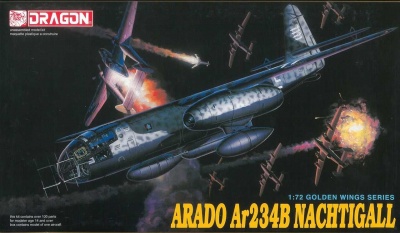 Model Kit letadlo 5012 - AR234B NACHTIGALL (1:72) - Dragon