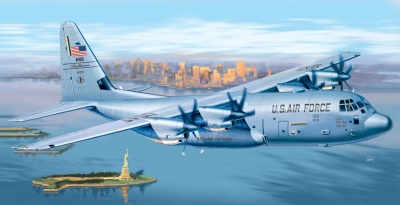 Model Kit letadlo PRM edice 1255 - C-130 J HERCULES (1:72) - Italeri