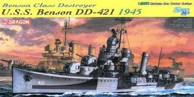 Model Kit loď 1032 - U.S.S Benson DD (1:350) - Dragon