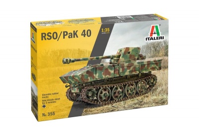 Model Kit military 0355 - 7,5 cm RSO with PAK40 (1:35) - Italeri