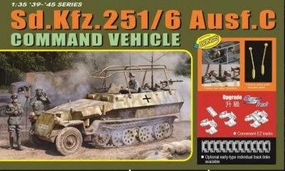 Model Kit military 6442 - Sd.Kfz.251/6 Ausf.C COMMAND VEHICLE (1:35) - Dragon