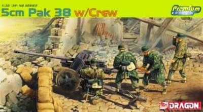 Model Kit military 6444 - 5cm PaK 38 w/CREW (1:35) - Dragon