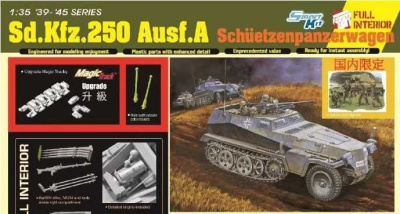 Model Kit military - Sd.Kfz. 250 Ausf.A Schützenpanzerwagen (1:35) - Dragon