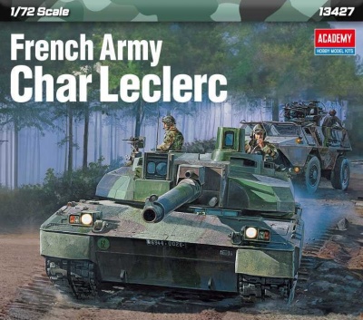 Model Kit tank 13427 - French Army Char Leclerc (1:72) - Academy