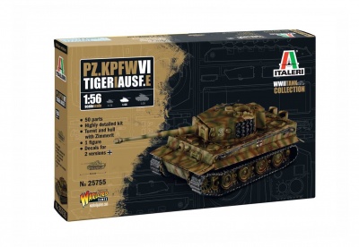 Model Kit tank 25755 - Pz. Kpfw. VI Tiger I (1:56) - Italeri