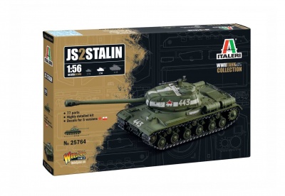 Model Kit tank 25764 - Josef Stalin JS-2 (1:56) - Italeri