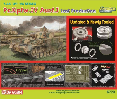 Model Kit tank 6729 - Pz.Kpfw.IV Ausf.J LAST PRODUCTION (1:35) - Dragon