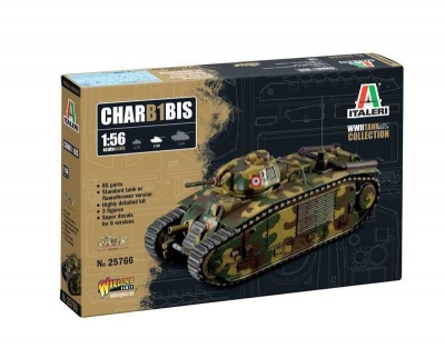 Model Kit tank - Char B1 Bis (1:56) - Italeri