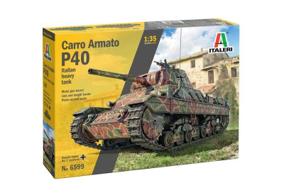 Model Kit tank PRM edice 6599 - CARRO ARMATO P 40 (1:35) - Italeri