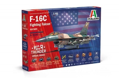 Model Kit War Thunder letadlo 35105 - F-16C Fighting Falcon (1:48) - Italeri