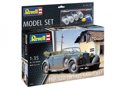 ModelSet auto 63354 - Typ 320 (W142) Cabriolet (1:35) - Revell