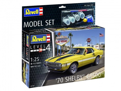 ModelSet auto 67729 - '70 Shelby Mustang GT500 (1:25) - Revell