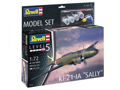 ModelSet letadlo 63797 - Ki-21-la "Sally" (1:72) - Revell