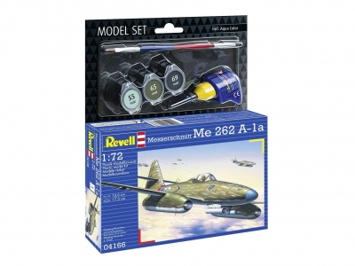 ModelSet letadlo 64166 - Messerschmitt Me 262 A1a (1:72) - Revell