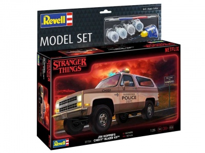 ModelSet STRANGER THINGS auto 67724 - 1985 Chevrolet K5 Blazer (1:25) - Revell