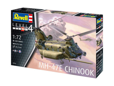 ModelSet vrtulník 63876 - MH-47 Chinook (1:72) - Revell