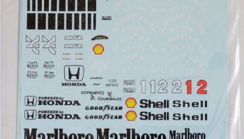 McLaren MP4/5 Full Decal 1/20 - MSM Creation