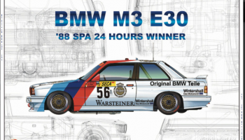 BMW M3 E30 '88 Spa 24 Hours Winner 1/24 - Nunu