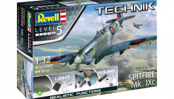 Supermarine Spitfire Mk.Ixc (1:32) Plastic ModelKit TECHNIK letadlo 00457 - Revell