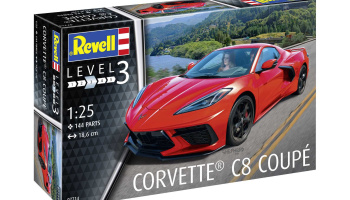 Corvette C8 Coupé (1:25) Plastic ModelKit auto 07714 - Revell