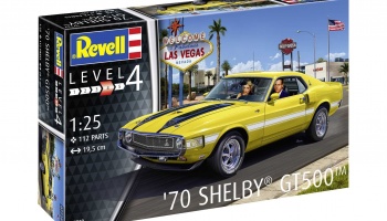 Plastic ModelKit auto 07729 - 70 Shelby Mustang GT500 (1:25) - Revell