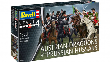 Plastic ModelKit figurky 02453 - Seven Years War (Austrian Draggons & Prussian Hussars) (1:72)