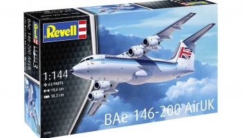 Plastic ModelKit letadlo - Bae 146 (RJ85) (1:144) - Revell