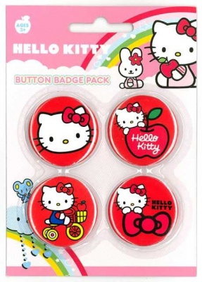 Placka set - Hello Kitty 4x38mm