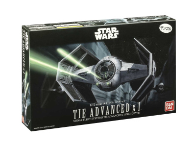 Plastic ModelKit BANDAI SW 01214 - TIE Advanced (1:72) - Bandai