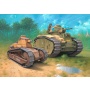 Plastic ModelKit military 03278 - Char B.1 bis & Renault FT.17 (1:76) - Italeri