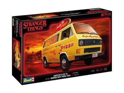 Plastic ModelKit STRANGER THINGS auto 07725 - VW T3 Bus "Surfer Boy" (1:25) - Revell