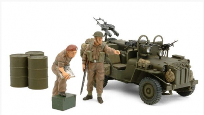 SAS Car 1944 w/Figure 1/35 - Tamiya