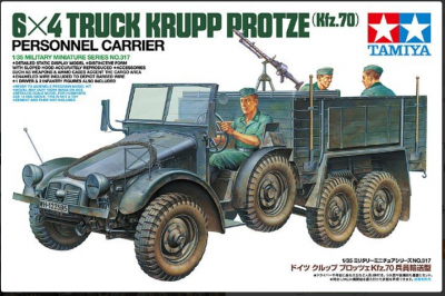 SLEVA 15%  DISCOUNT - 6X4 Truck Krupp Protze (Kfz.70) Personnel Carrier (1:35) - Tamiya