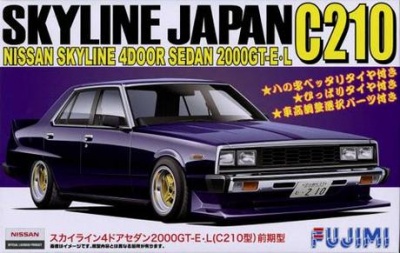 SLEVA 15% DISCOUNT - Nissan Skyline  4-door sedan 2000GT-E/L C210 1/24 - Fujimi