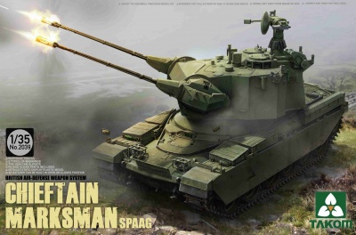 SLEVA 20%  DISCOUNT - British Air-Defense Weapon System Chieftain Marksman SPAAG 1:35 - Takom