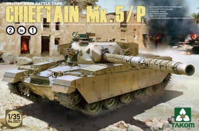 SLEVA 20%  DISCOUNT - BRITISH MAIN BATTLE TANK CHIEFTAIN Mk.5/P  1/35 - Takom