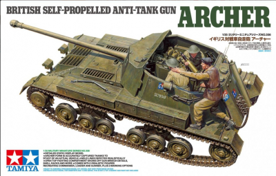 SLEVA  20%  DISCOUNT - British Self-Propelled Anti-Tank Gun Archer (1:35) - Tamiya