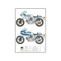 SLEVA 20% DISCOUNT - DUCATI 900SS 1/12 Decals - Blue Stuff