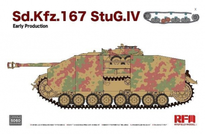 SLEVA 20%  DISCOUNT - Sd.Kfz.167 StuG.IV Early Production w/workable track links, without interior 1/35 - RFM