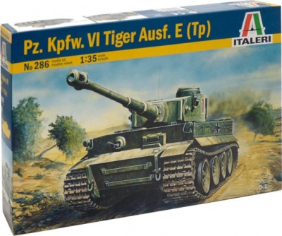 SLEVA   20%  DISCOUNT - TIGER I AUSF. E/H1 (1:35) Model Kit 0286 - Italeri