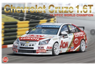 SLEVA 22% DISCOUNT - Chevrolet Cruze 1.6T '13 WTCC World Champion Racing Series 1/24 - NuNu Models